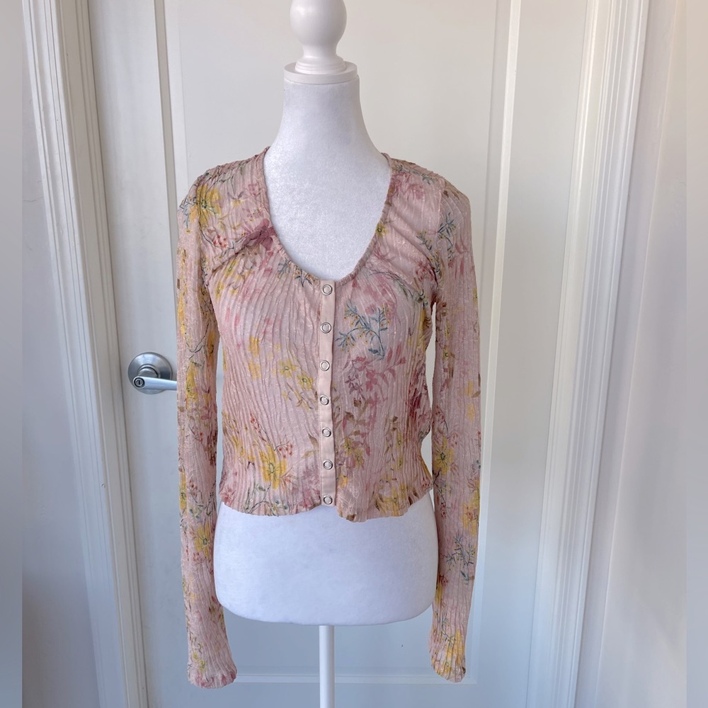 Free People Angelina Top in Light Combo